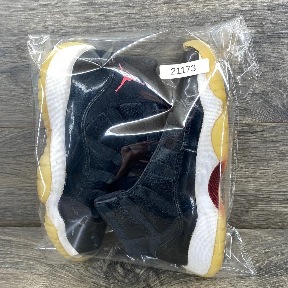 Nike Air Jordan 11 Retro Little Kids Shoes Size‎ 4Y Black Red 378038